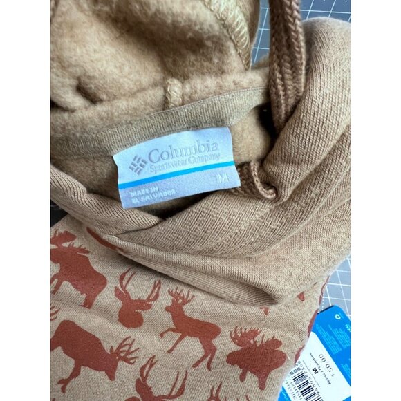 Columbia Men's PHG Game Flag II Hoodie, Sahara/Cordovan Big Game Flag Sz. M - Picture 7 of 11